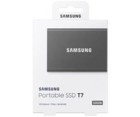 Накопитель SSD USB 3.2 500GB T7 Samsung (MU-PC500T/WW)