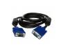 Кабель Atcom (15261) VGA-VGA HD15M/HD15M 1080p с 2-мя фер. кольцами 1,8м (15 жил) черный