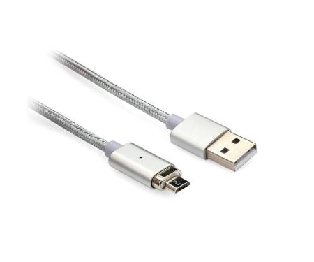 Кабель USB 2.0 AM to Micro 5P 1.0m Vinga (Magnetic microUSB) кабель, USB 2.0, micro USB, 1 м
