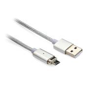 Кабель USB 2.0 AM to Micro 5P 1.0m Vinga (Magnetic microUSB) кабель, USB 2.0, micro USB, 1 м