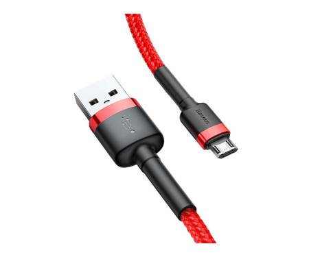 Кабель Micro USB Baseus Cafule Cable USB For Micro 2.4A 0.5M Red+Red (CAMKLF-A09)