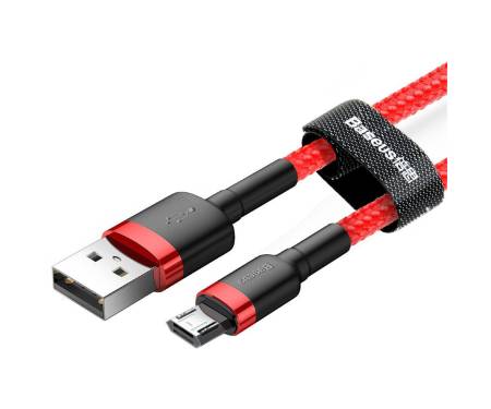 Кабель Micro USB Baseus Cafule Cable USB For Micro 2.4A 0.5M Red+Red (CAMKLF-A09)