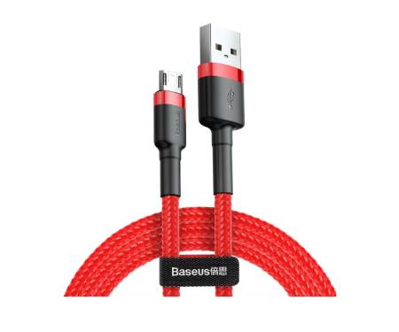 Кабель Micro USB Baseus Cafule Cable USB For Micro 2.4A 0.5M Red+Red (CAMKLF-A09)