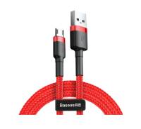 Кабель Micro USB Baseus Cafule Cable USB For Micro 2.4A 0.5M Red+Red (CAMKLF-A09)