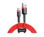 Кабель Micro USB Baseus Cafule Cable USB For Micro 2.4A 0.5M Red+Red (CAMKLF-A09)