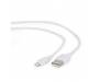 Кабель Lightning Cablexpert USB For Lightning 0,1M White (CC-USB2-AMLM-W-0.1M)