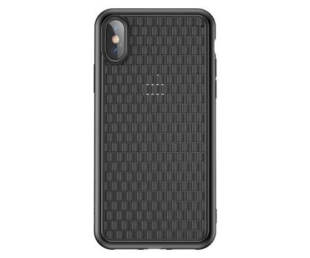 Чехол плетеный Baseus iPhone X (черный)