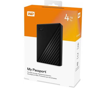 WD My Passport USB 3.2 Gen 1[WDBPKJ0040BBK-WESN]
