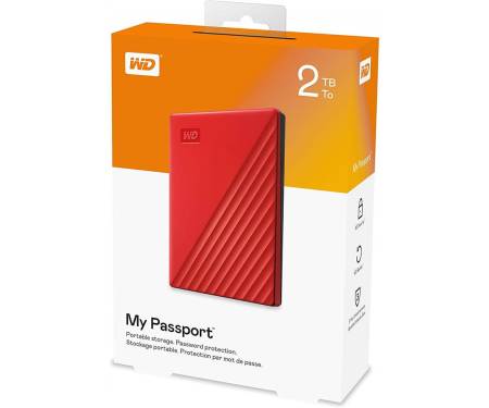WD My Passport USB 3.2 Gen 1[WDBYVG0020BRD-WESN]