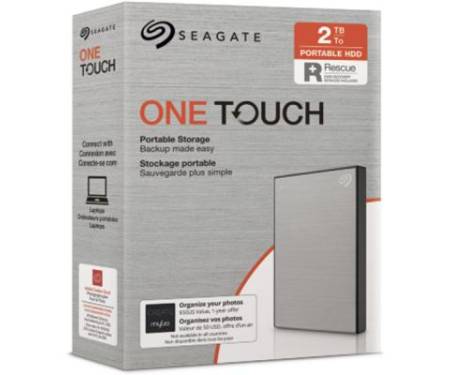 Внешний жесткий диск 2.5" 2TB One Touch USB 3.2 Seagate (STKB2000401)
