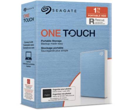 Внешний жесткий диск 2.5" 1TB One Touch USB 3.2 Seagate (STKB1000402)