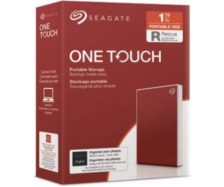 Внешний жесткий диск 2.5" 1TB One Touch USB 3.2 Seagate (STKB1000403)