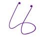 Силиконовый ремешок для Airpods Silicon strap Violet