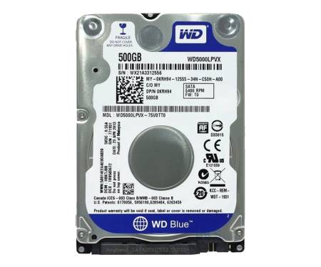 Жесткий диск WD Scorpio Blue WD5000LPVX