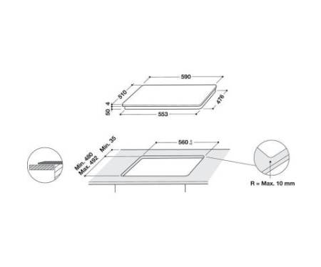 Варочная поверхность Whirlpool WLS5360BFW