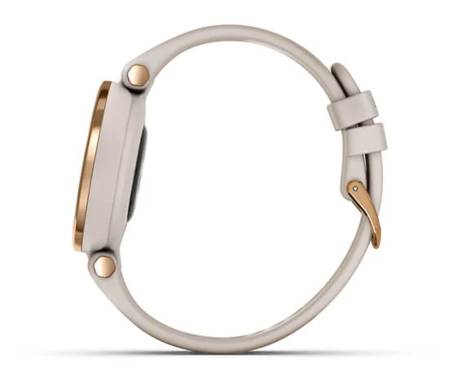 Смарт-часы Garmin Lily Rose Gold Bezel with Light Sand Case and Silicone Band (010-02384-11)