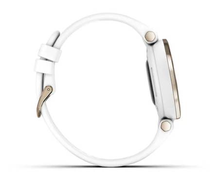 Смарт-часы Garmin Lily Cream Gold Bezel with White Case and Silicone Band (010-02384-10)