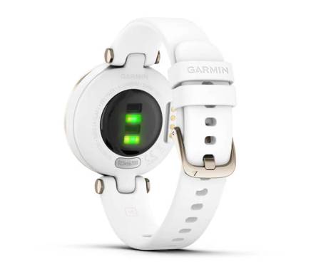 Смарт-часы Garmin Lily Cream Gold Bezel with White Case and Silicone Band (010-02384-10)
