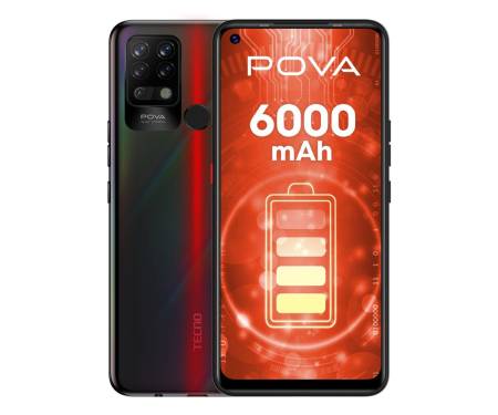Смартфон Tecno Pova LD7 6/128GB DS Dazzle Black (4895180762468)
