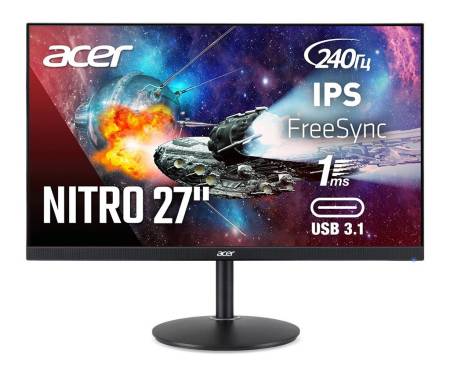 Монитор Acer Nitro XV272UXbmiipruzx Black (UM.HX2EE.X04)