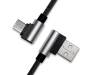Дата кабель USB 2.0 AM to Type-C 1.0m Premium black REAL-EL (EL123500032)