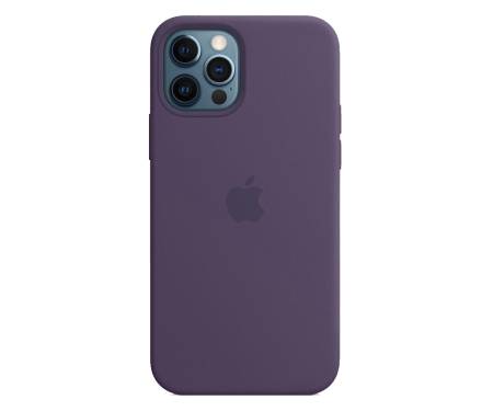 Чехол для Apple iPhone 12/12 Pro Silicone Case with MagSafe Amethyst Copy