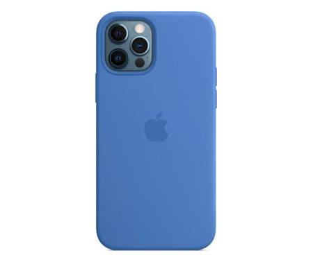 Чехол для Apple iPhone 12/12 Pro Silicone Case with MagSafe Capri Blue Copy