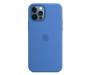 Чехол для Apple iPhone 12/12 Pro Silicone Case with MagSafe Capri Blue Copy