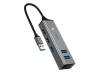 Адаптер Baseus 3xUSB3.0 2xUSB2.0 Dark Gray (CAHUB-C0G)