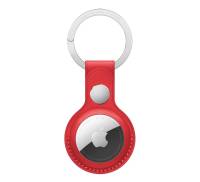 Чехол для поискового брелка Apple AirTag Leather Key Ring Product Red (MK103)