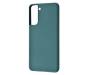 Чехол для Samsung Galaxy S21 WAVE Silicone Cover Forest Green