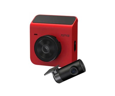 Видеорегистратор Xiaomi 70mai Dash Cam A400 + Rear Cam RC09 Set (Midrive A400 + RC09) Red