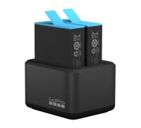 Зарядное устройство для двух аккумуляторных батарей HERO9 Black GoPro Dual Battery Charger + Battery (ADDBD-001-EU)