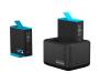 Зарядное устройство для двух аккумуляторных батарей HERO9 Black GoPro Dual Battery Charger + Battery (ADDBD-001-EU)
