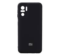 Чехол для Xiaomi Redmi Note 10 Silicone Case Black