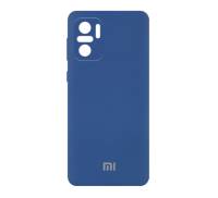 Чехол для Xiaomi Redmi Note 10 Silicone Case Blue
