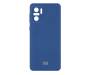 Чехол для Xiaomi Redmi Note 10 Silicone Case Blue