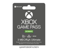 Карта пополнения игровой подписки Microsoft Xbox Game Pass Ultimate на 3 месяца