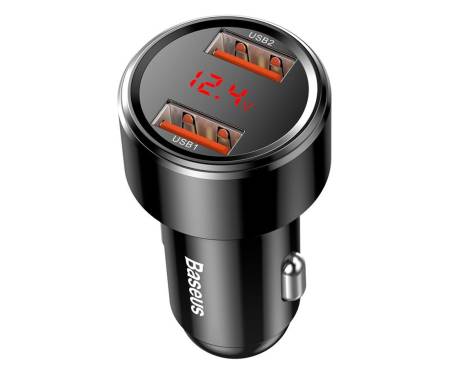 Автомобильное зарядное устройство Baseus Magic Series Dual QC 3.0 Black (CCMLC20A-01)