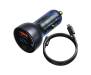 Автомобильное зарядное устройство Baseus Particular Digital Display QC+PPS Dual Quick 65W Dark Gray (TZCCKX-0G)