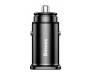 Автомобильное зарядное устройство Baseus USB Car Charger Square Metal Quick Charger 3.0 2xUSB 30W Black (CCALL-DS01)