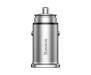Автомобильное зарядное устройство Baseus USB Car Charger Square Metal Quick Charger 3.0 2xUSB 30W Silver (CCALL-DS0S)