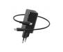 Сетевое зарядное устройство Baseus GaN2 Q.Charger C+C 45W With Mini Cable Black (CCGAN-M01)