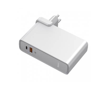 Сетевое зарядное устройство 2 в 1 Baseus Power Station 2-in-1 Quick Charger White (PPNLD-C02)