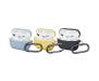 Чехлы для Airpods Pro Silicon with hook 3 шт. (AdvancedGrey, LightBlue, Yellow)