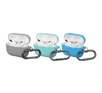Чехлы для Airpods Pro Silicon with hook 3 шт. (Blue, CoastalBlue, LightGrey)