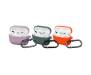 Чехлы для Airpods Pro Silicon with hook 3 шт. (Lilac, Orange, PineNeedleGreen)