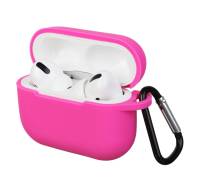 Чехол для Airpods Pro Silicon case Hot Pink
