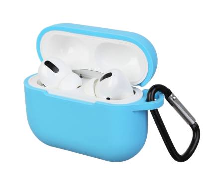 Чехол для Airpods Pro Silicon case Light Blue