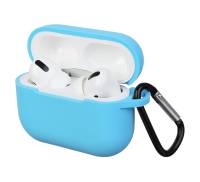 Чехол для Airpods Pro Silicon case Light Blue
